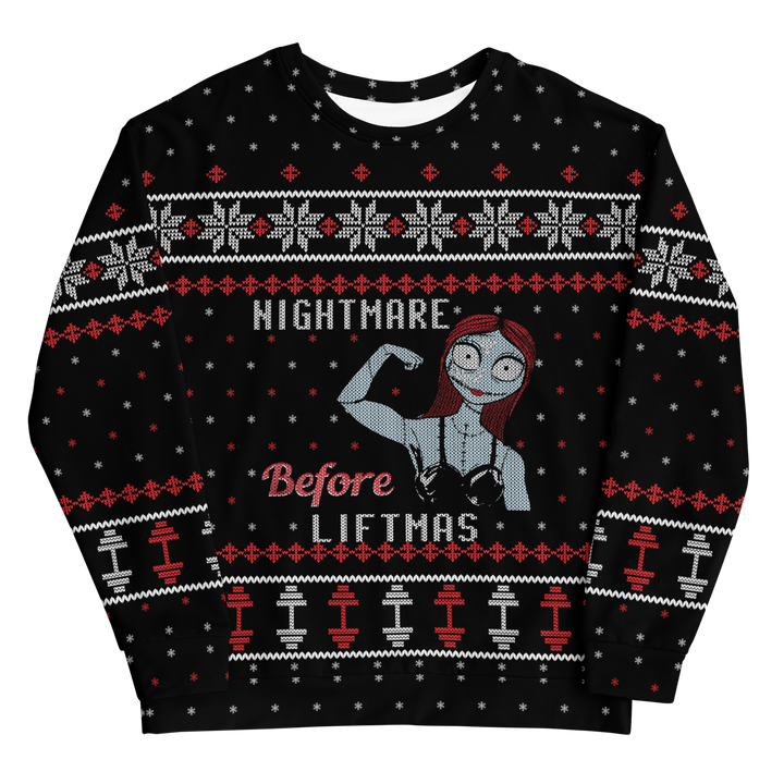 Sally's Nightmare Before Liftmas - All Over Print Sweatshirt
