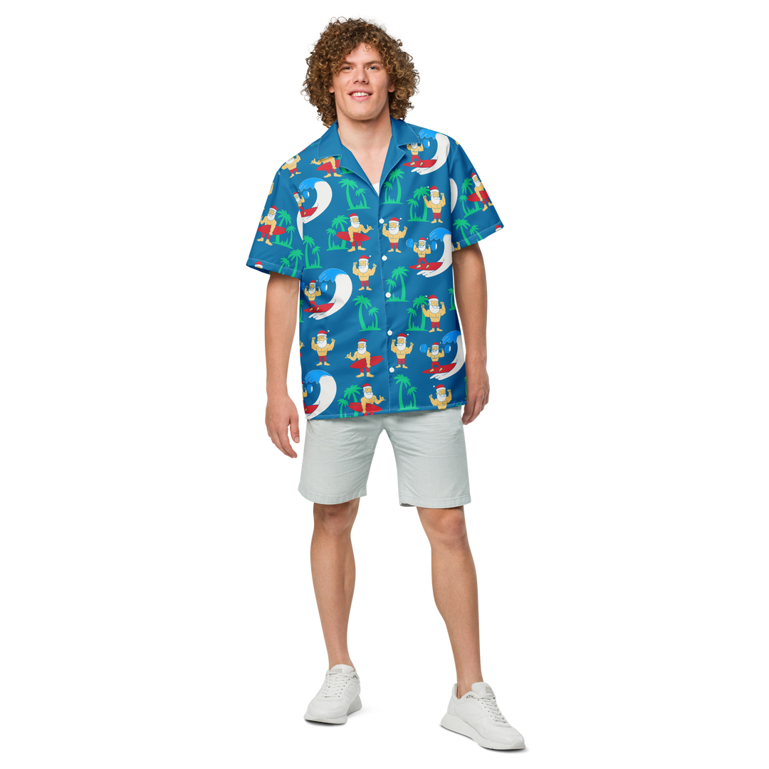 Santa On Vacation - Hawaiian Shirt