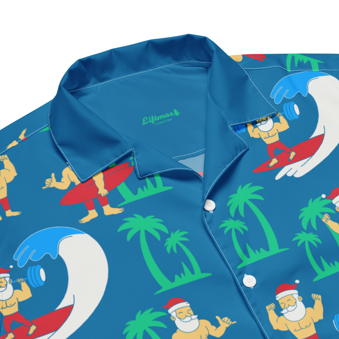 Santa On Vacation - Hawaiian Shirt