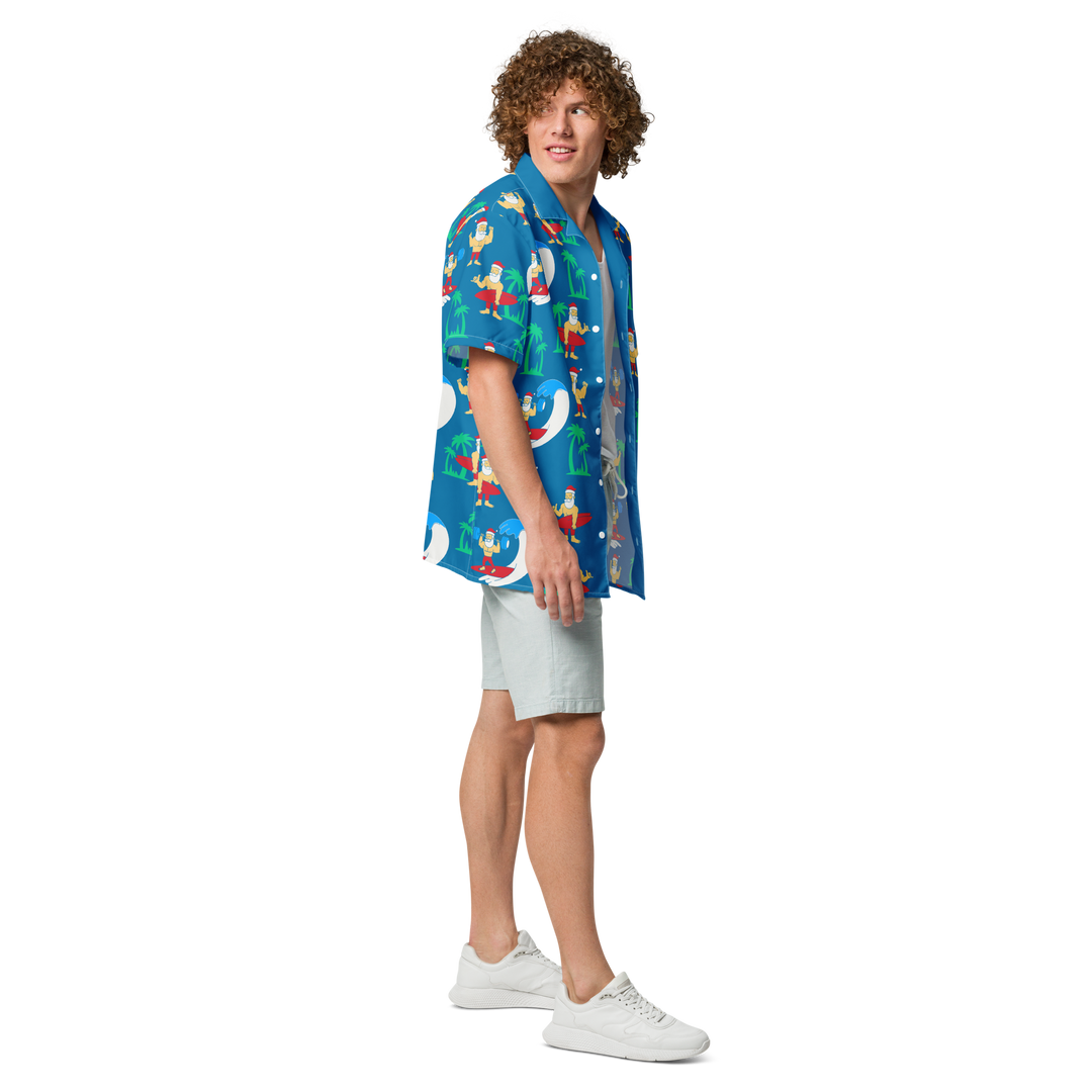 Santa On Vacation - Hawaiian Shirt