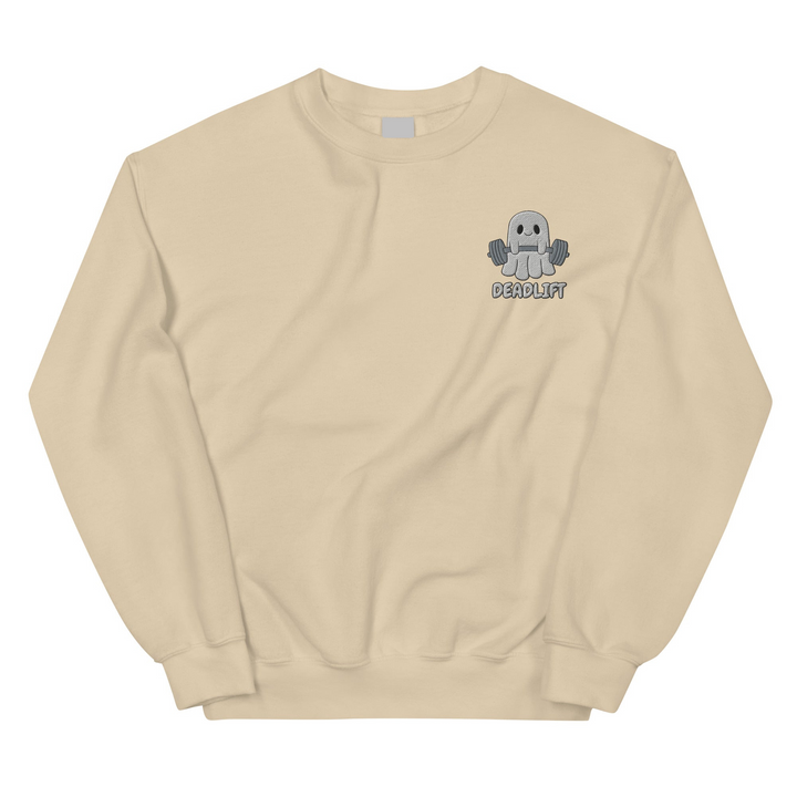 Deadlift Ghost - Embroidered Sweatshirt