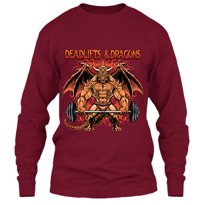 Deadlifts & Dragons - Long Sleeve