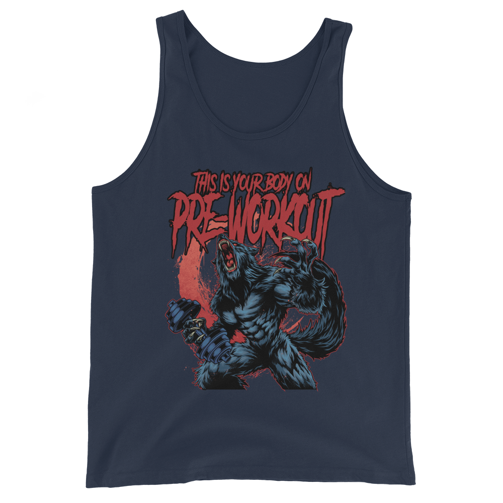 This Is Your Body on Pre-Workout (Werewolf) - Tank Top