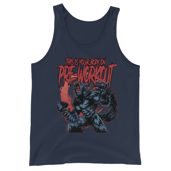 This Is Your Body on Pre-Workout (Werewolf) - Tank Top