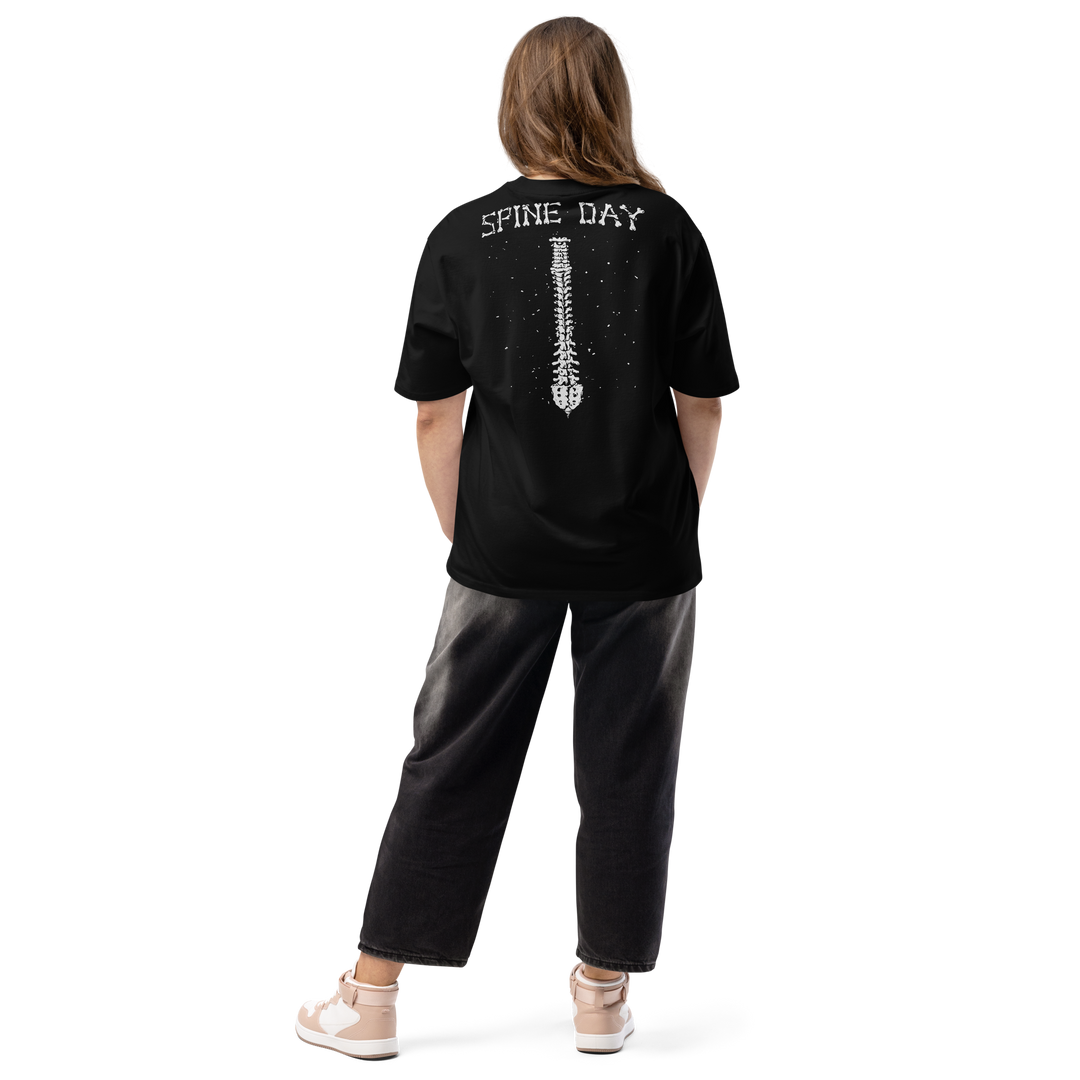 Spine Day - Oversized Heavy T-Shirt