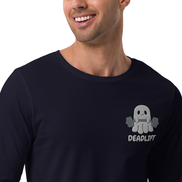 Deadlift Ghost - Embroidered Long Sleeve