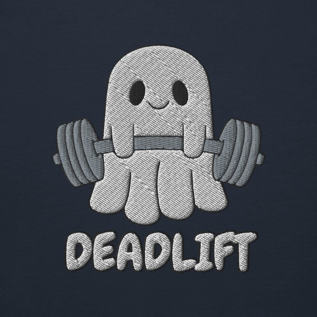 Deadlift Ghost - Embroidered Hoodie