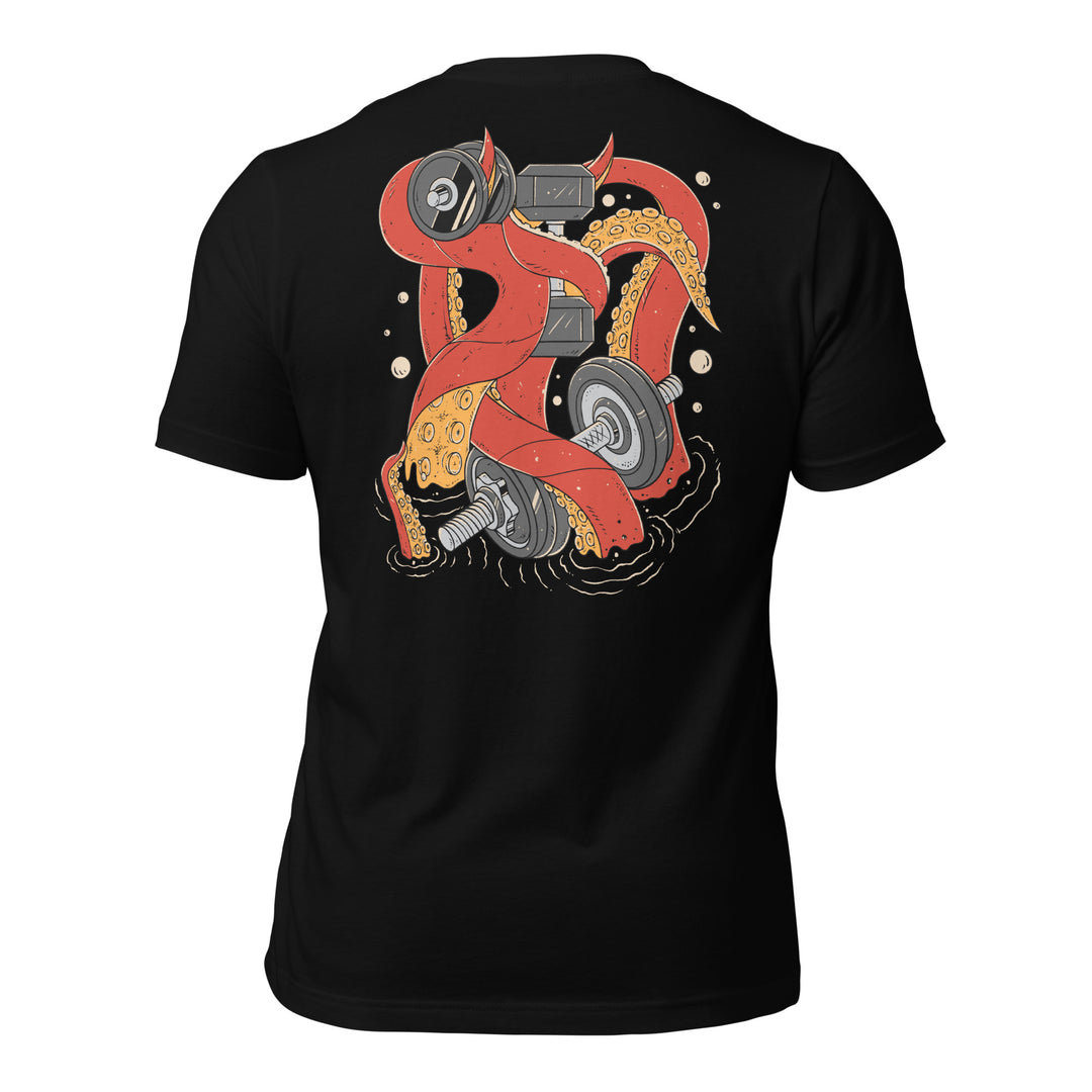 Gym Kraken - Back Print T-Shirt