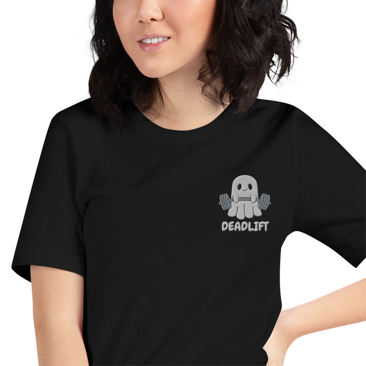 Deadlift Ghost - Embroidered T-Shirt