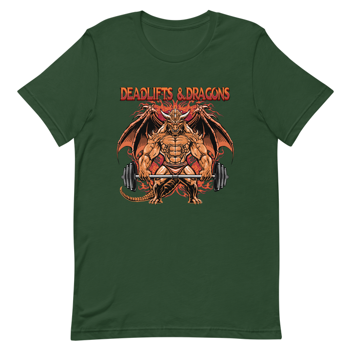 Deadlifts & Dragons - T-Shirt