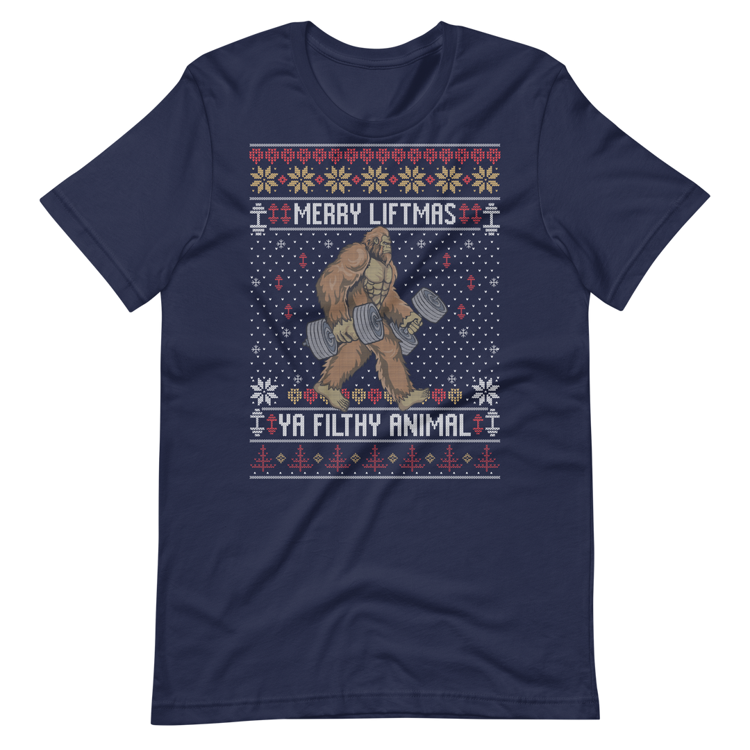 Merry Liftmas Ya Filthy Animal - T-Shirt