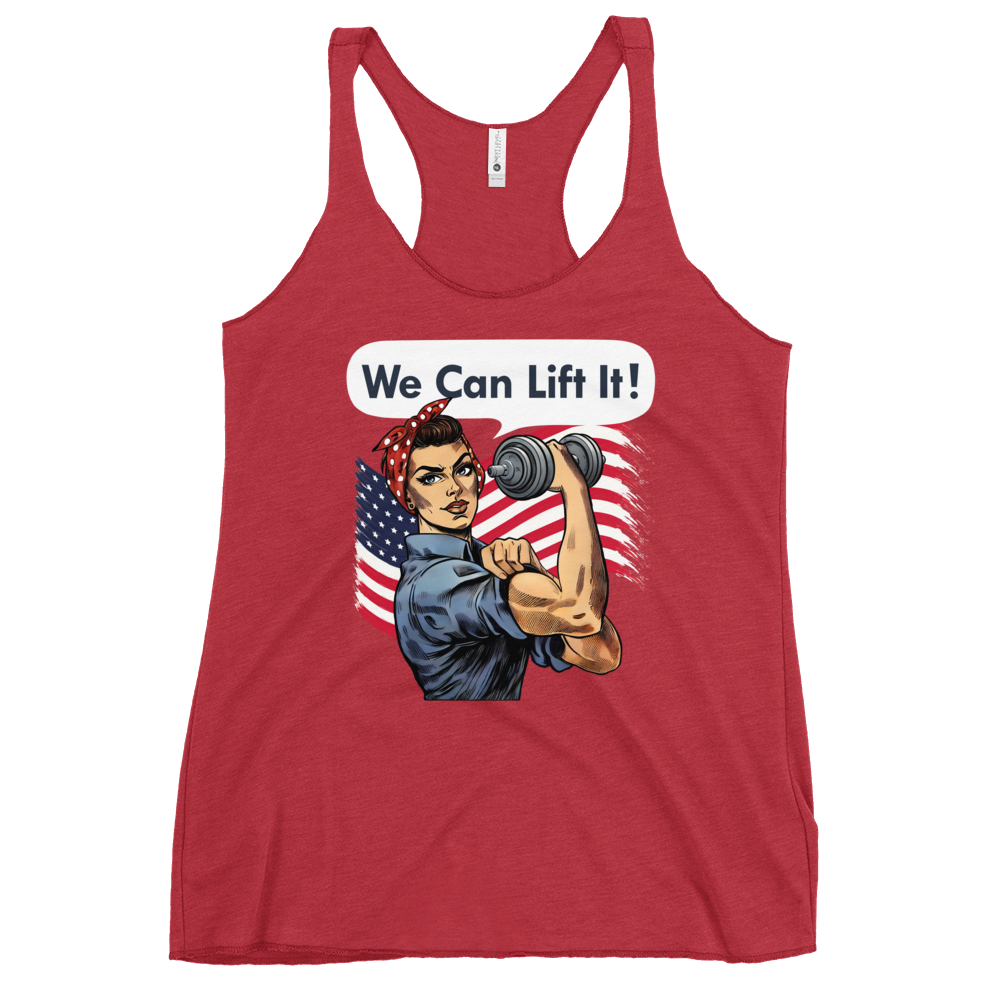 We Can Lift It! - Women's Racerback Tank Top