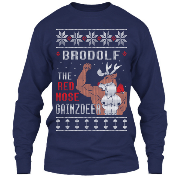 Brodolf The Red Nose Gainzdeer Long Sleeve - Main Image