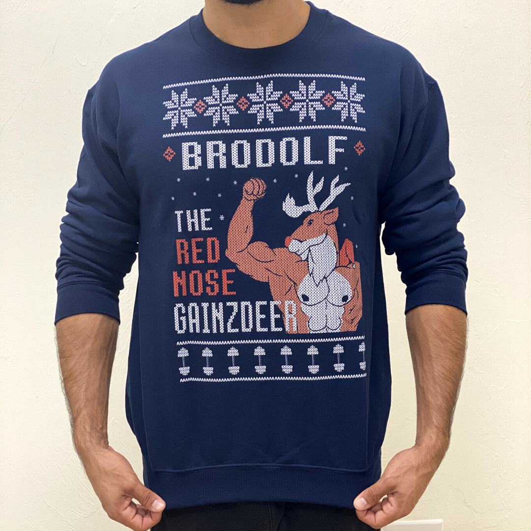 Brodolf The Red Nose Gainzdeer - Sweatshirt