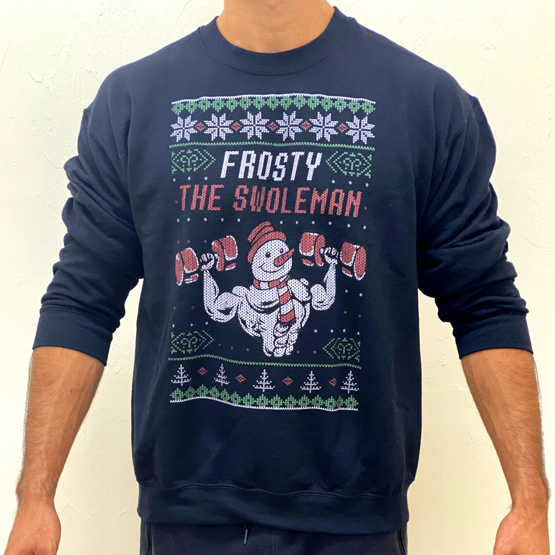 Frosty The Swoleman Sweatshirt Liftmas Tree