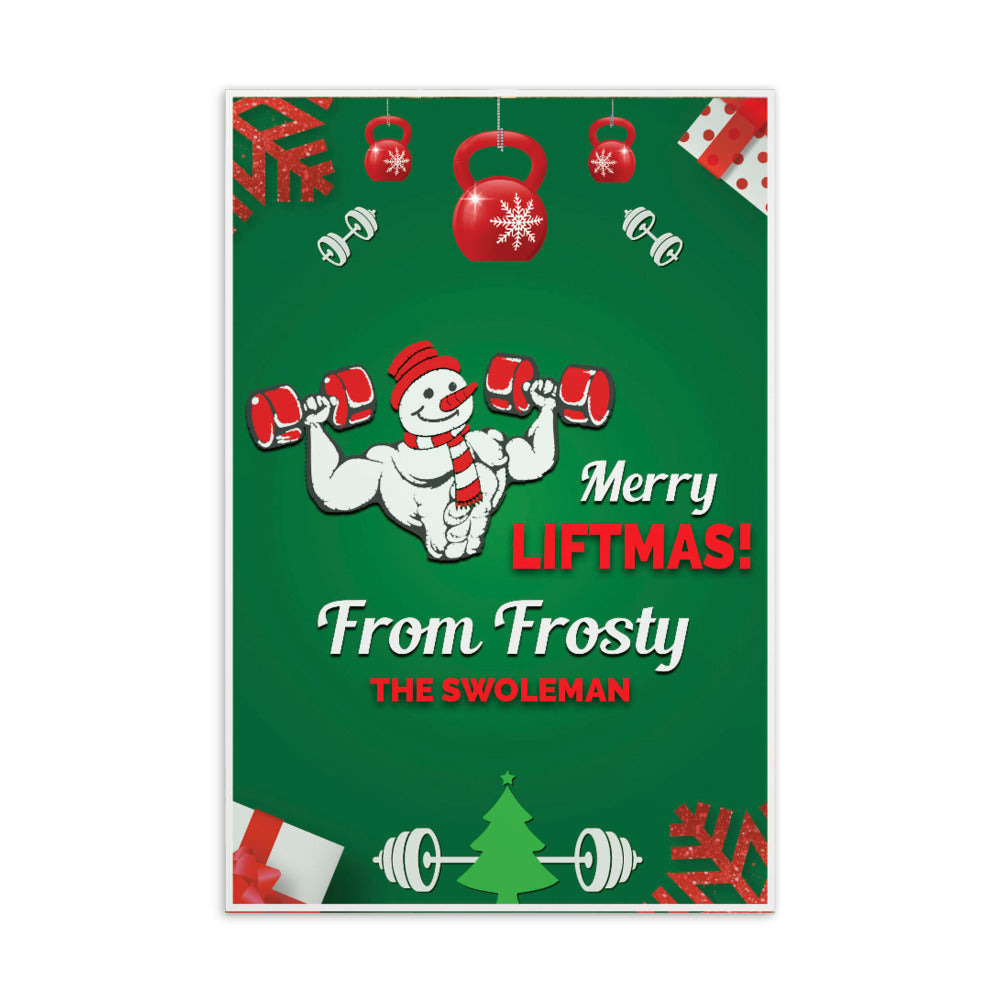 Frosty The Swoleman - Postcard