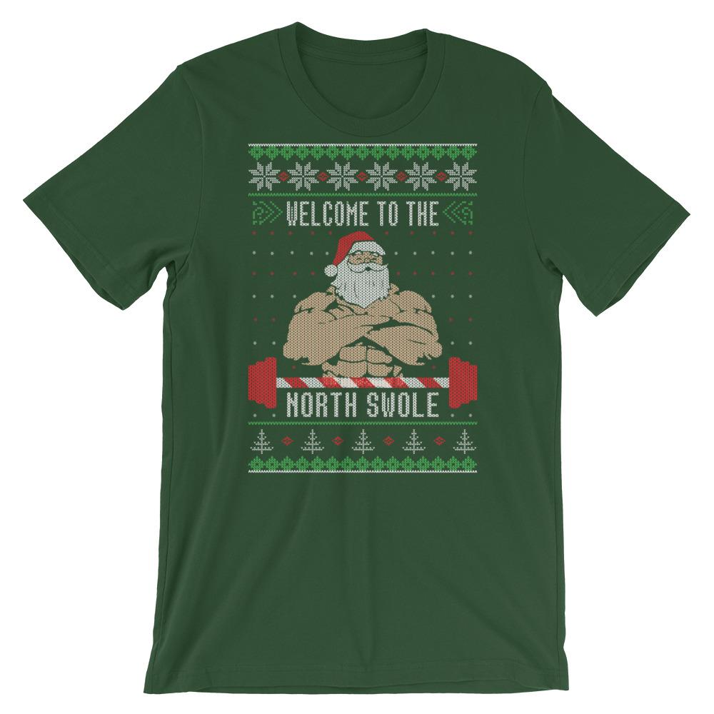 Welcome To The North Swole - T-Shirt - Forest / S