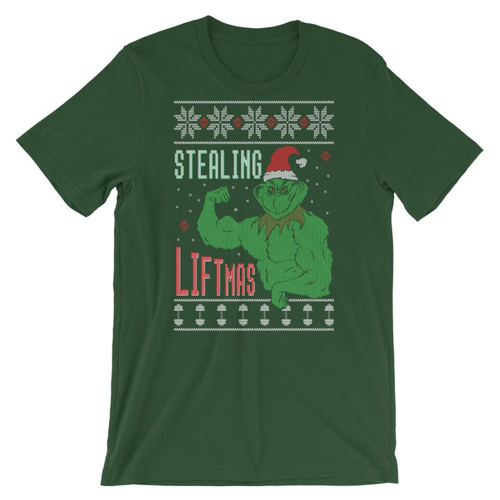 Stealing Liftmas - T-Shirt - Forest / S